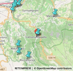 Mappa Corso Vittorio Emanuele, 65020 Lettomanoppello PE, Italia (2.81818)