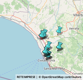 Mappa Strada Vicinale di Scorticagatti, 01016 Tarquinia VT, Italia (11.4595)