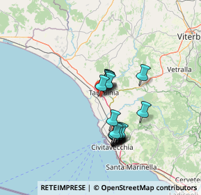 Mappa Strada Vicinale di Scorticagatti, 01016 Tarquinia VT, Italia (11.482)