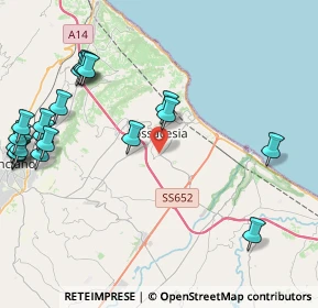 Mappa Via Fonte delle Cave SNC, 66022 Fossacesia CH, Italia (5.6785)