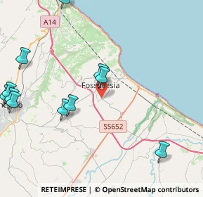 Mappa Via Fonte delle Cave SNC, 66022 Fossacesia CH, Italia (6.05769)