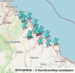 Mappa Via Fonte delle Cave SNC, 66022 Fossacesia CH, Italia (11.06333)