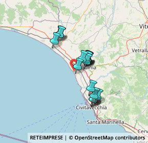 Mappa Viale Martano, 01016 Tarquinia VT, Italia (10.798)