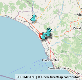 Mappa Viale Martano, 01016 Tarquinia VT, Italia (24.86571)