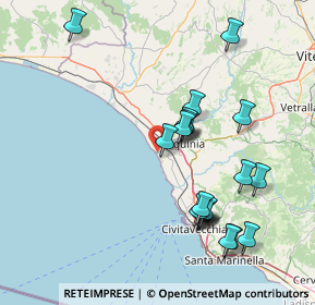 Mappa Viale Martano, 01016 Tarquinia VT, Italia (16.5235)