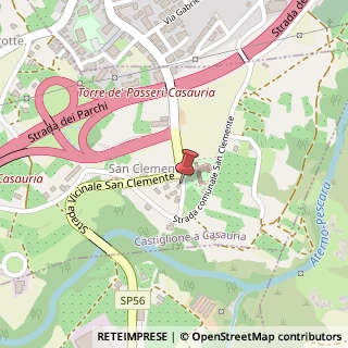 Mappa Contrada San Clemente, 12/13, 65020 Castiglione a Casauria, Pescara (Abruzzo)