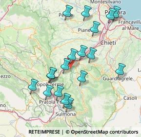 Mappa 65020 Bolognano PE, Italia (16.24444)