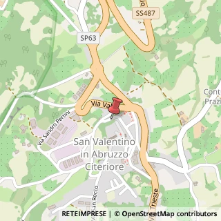 Mappa Via Aldo Moro, 4, 65020 San Valentino in Abruzzo Citeriore, Pescara (Abruzzo)