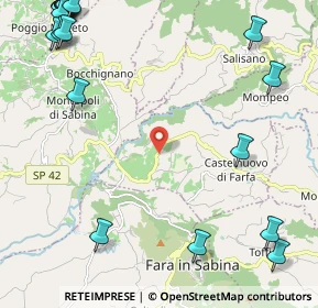 Mappa Castelnuovo Di Farfa, 02031 Castelnuovo di Farfa RI, Italia (3.7185)
