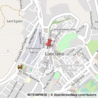 Mappa Piazza Plebiscito, 28, 66034 Lanciano, Chieti (Abruzzo)