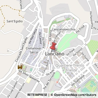 Mappa Piazza Plebiscito, 14, 66034 Lanciano, Chieti (Abruzzo)