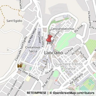 Mappa Piazza del Plebiscito, 38, 66034 Lanciano, Chieti (Abruzzo)