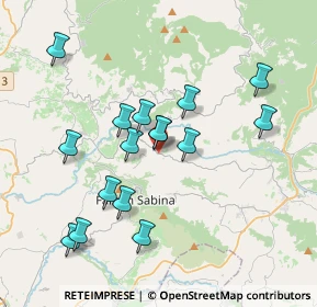 Mappa Via roma est, 02031 Castelnuovo di Farfa RI, Italia (3.73688)