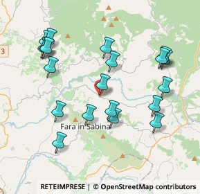 Mappa Via roma est, 02031 Castelnuovo di Farfa RI, Italia (4.3705)