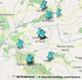 Mappa Via roma est, 02031 Castelnuovo di Farfa RI, Italia (1.9715)