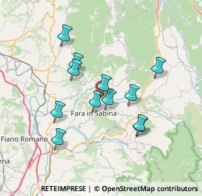 Mappa Via roma est, 02031 Castelnuovo di Farfa RI, Italia (6.49167)