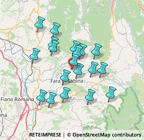 Mappa Via roma est, 02031 Castelnuovo di Farfa RI, Italia (6.34789)