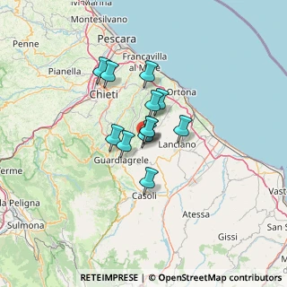 Mappa C.da Malverno Zona Artigianale, 66036 Orsogna CH, Italia (8.5575)