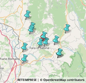 Mappa Via della Vigna, 02031 Castelnuovo di Farfa RI, Italia (6.51583)