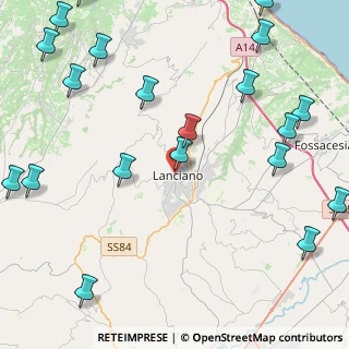 Mappa Via Corsea, 66034 Lanciano CH, Italia (6.576)