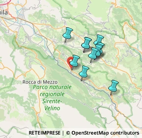 Mappa Via Roma, 67020 Fontecchio AQ, Italia (5.49727)
