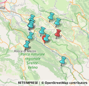 Mappa Via Roma, 67020 Fontecchio AQ, Italia (6.53)