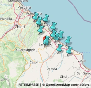 Mappa Via Sotto la Torre, 66034 Lanciano CH, Italia (10.50071)