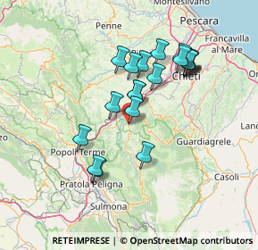 Mappa Via Trieste, 65020 San Valentino in Abruzzo Citeriore PE, Italia (13.3755)