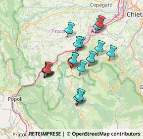 Mappa Via Trieste, 65020 San Valentino in Abruzzo Citeriore PE, Italia (5.9775)