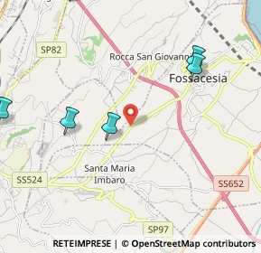 Mappa Strada Statale 524 Km 5, 66022 Fossacesia CH, Italia (3.57727)