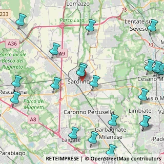 Mappa Via Roma, 21047 Saronno VA, Italia (5.9685)