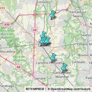 Mappa Via Roma, 21047 Saronno VA, Italia (2.67333)
