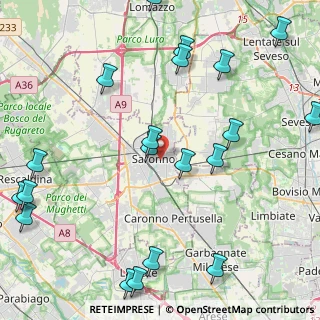 Mappa Via Roma, 21047 Saronno VA, Italia (5.7)