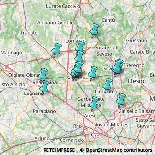 Mappa Via Roma, 21047 Saronno VA, Italia (5.78353)