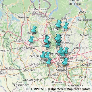 Mappa Via Roma, 21047 Saronno VA, Italia (11.71211)
