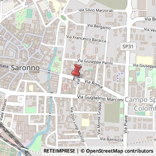 Mappa Via Roma, 59, 21047 Saronno, Varese (Lombardia)
