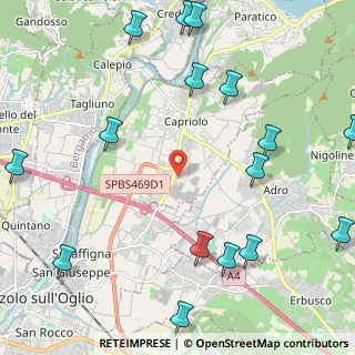 Mappa Via Fantone, 25031 Capriolo BS, Italia (3.2505)