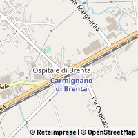 地図 Carmignano di Brenta