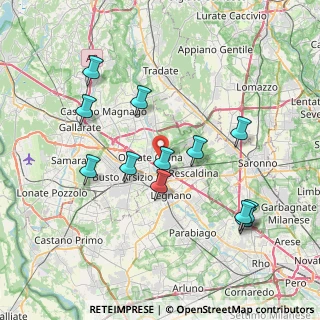 Mappa Via S. Luigi, 21050 Marnate VA, Italia (7.63083)