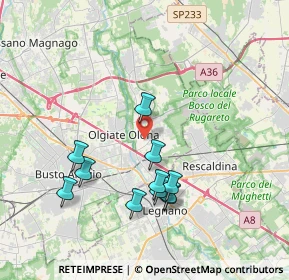 Mappa Via S. Luigi, 21050 Marnate VA, Italia (3.60818)