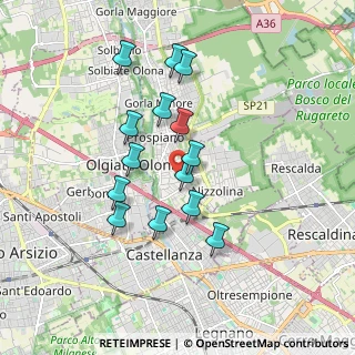 Mappa Via S. Luigi, 21050 Marnate VA, Italia (1.54143)