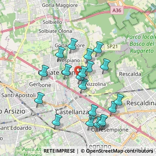 Mappa Via S. Luigi, 21050 Marnate VA, Italia (1.8665)