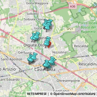 Mappa Via S. Luigi, 21050 Marnate VA, Italia (1.61158)