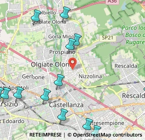 Mappa Via S. Luigi, 21050 Marnate VA, Italia (2.93462)