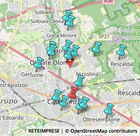 Mappa Via S. Luigi, 21050 Marnate VA, Italia (1.82294)