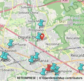 Mappa Via S. Luigi, 21050 Marnate VA, Italia (3.00615)