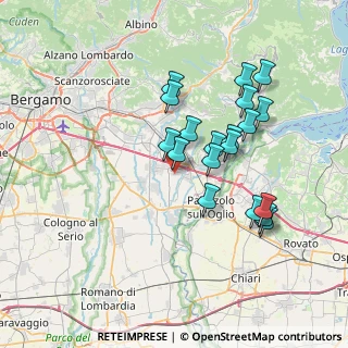 Mappa Via Lombardia, 24060 Telgate BG, Italia (6.62526)