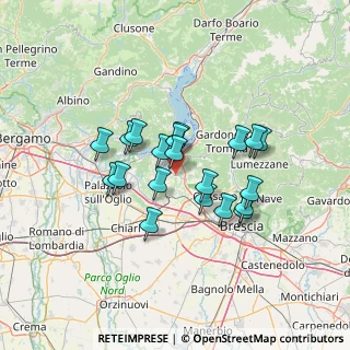 Mappa Via Rossano, 25050 Provaglio d'Iseo BS, Italia (10.8165)