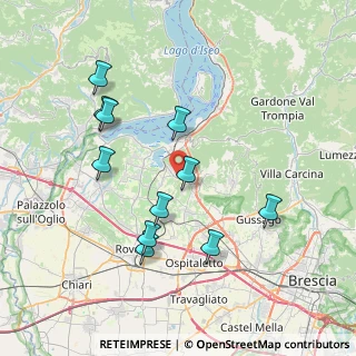 Mappa Via Rossano, 25050 Provaglio d'Iseo BS, Italia (7.48909)