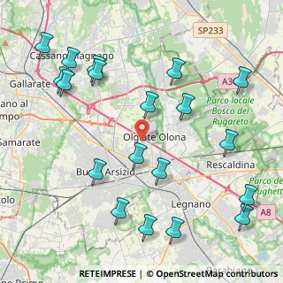 Mappa 21057 Olgiate Olona VA, Italia (5.04316)